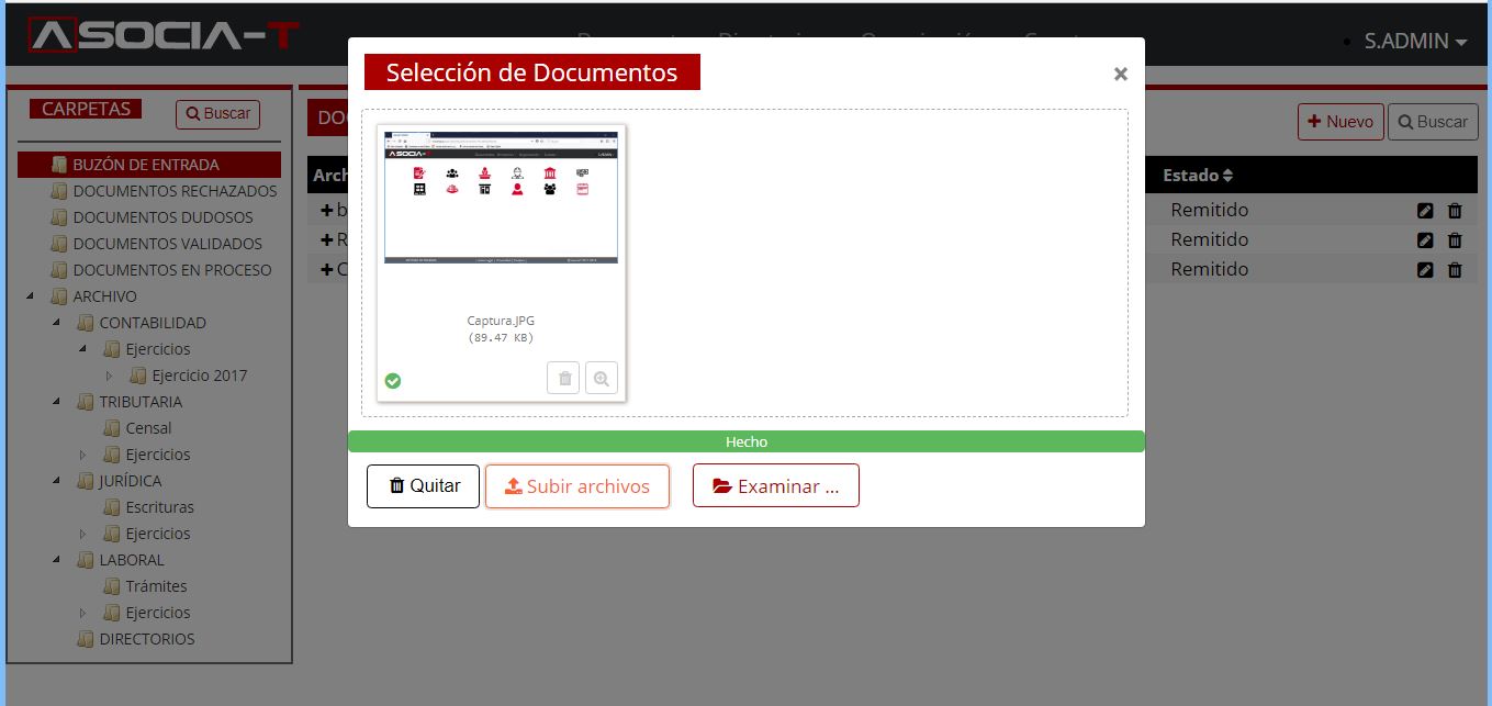 Subir Documentos